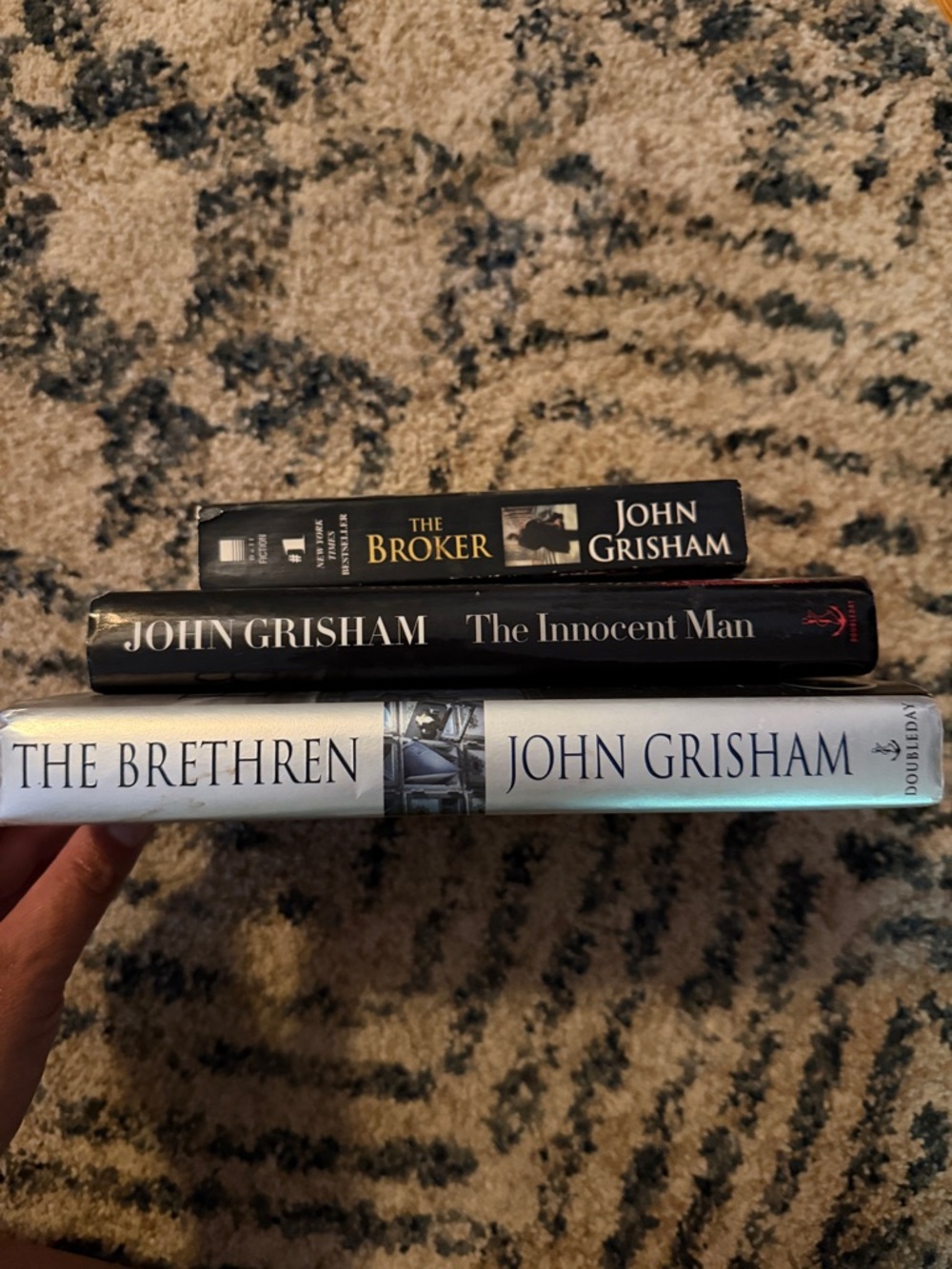 Set of 3 John Grisham books